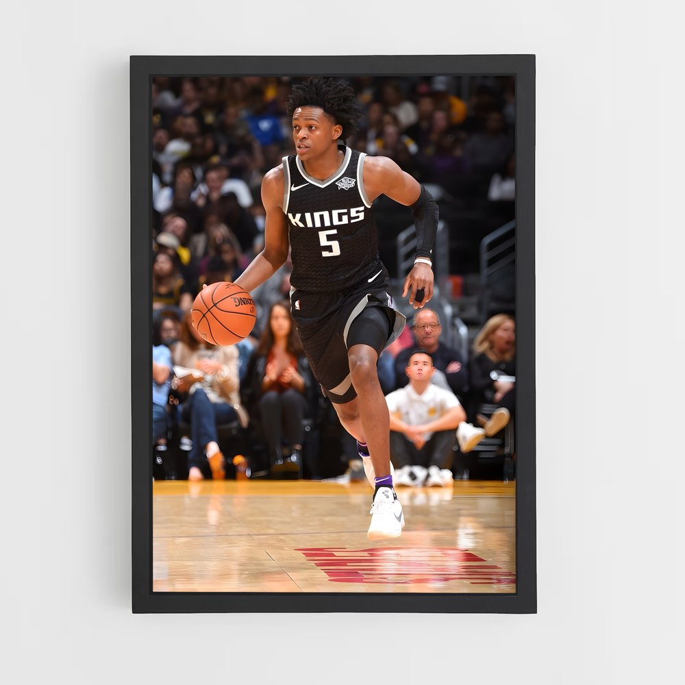 Poster Le Fulgurant Fox – affiche Basketball (vue 2)